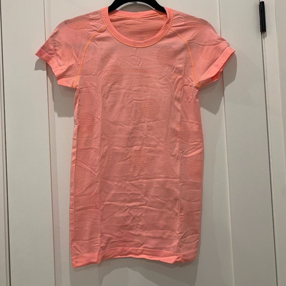 Lululemon Peach Swiftly Tech Short Sleeve 2.0